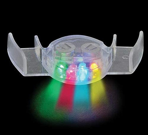 Will X 10 Bucales Luminosos Led Dientes Boca Cotillon Disfraz 1