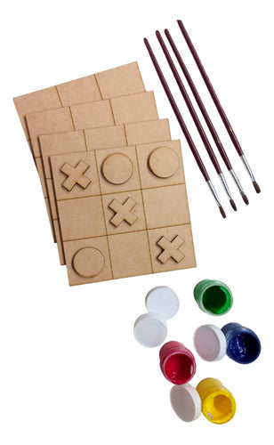 Tateti 20 Set 12x12 for Painting with Brush 1 Fibrofacil Brush 0