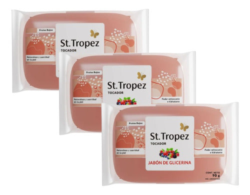 St. Tropez Glycerin Red Fruits Soap X3u (7162) 0