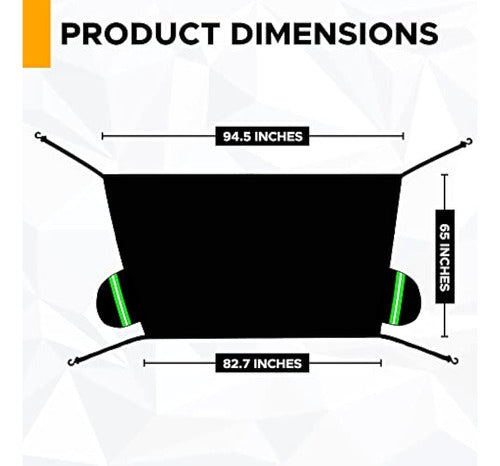 Econour Cubierta De Nieve Para Parabrisas Con 5