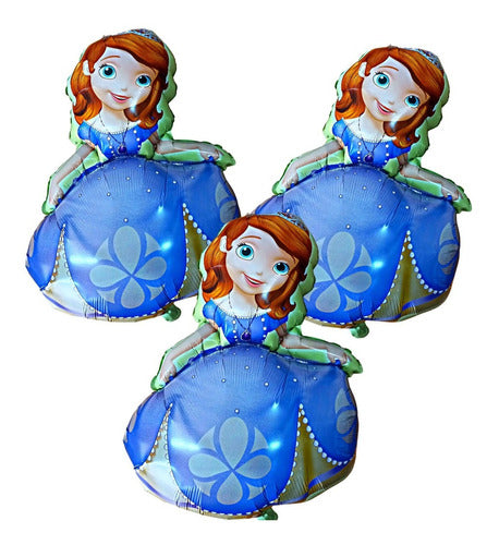 Pack Set Globos Princesa Sofia 70cm X 3u 0