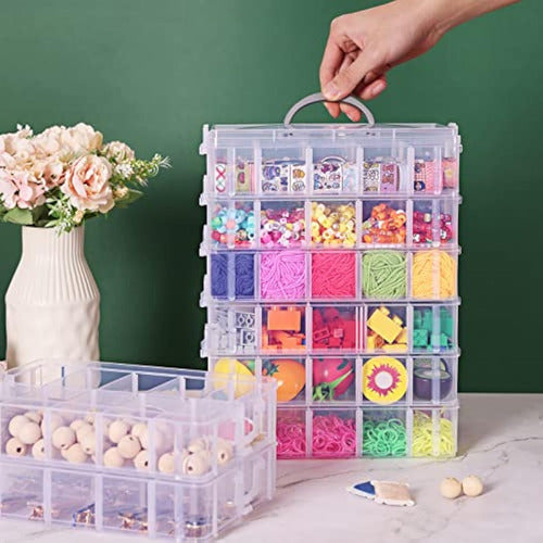 Quefe Stacking Storage Box with 8 Levels 2