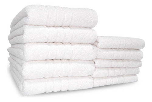 Arco Iris Premium 600 Gr Combo of 5 Bath Towels and 5 Face Towels 0