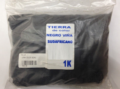 Paquete De Tierra De Color Negra Para Marcar X Kilo 0