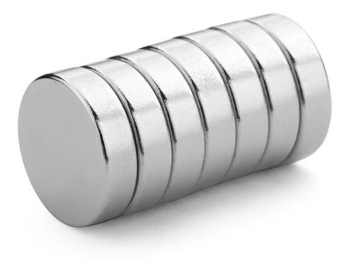 Tec-pro 10 Neodymium Magnets 20x4mm Ultra-Strong Nickel Plated 0