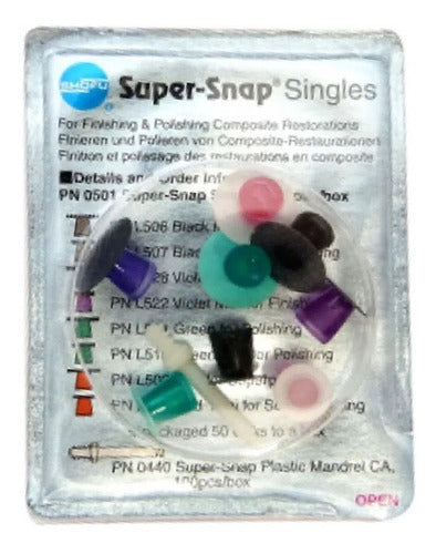 Shofu Polishing Discs X 8 + Plastic Mandrel for Dentistry 0
