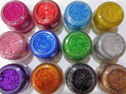 Casandra Brillito Glitter Givre Gibre Gel Glitter for Artistic Makeup - Price for 2 Pots 2