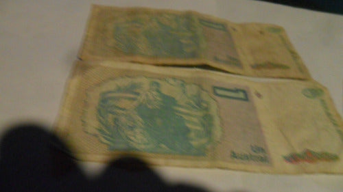 Billete Argentina 1 Austral 5