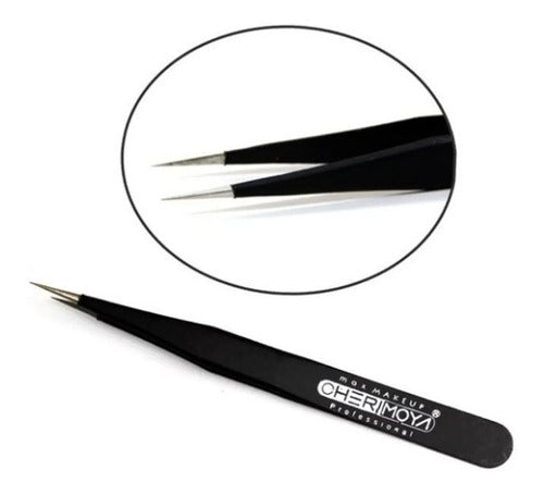 Cherimoya Precision Straight Brussels Tweezers for Nails and Eyelashes 2