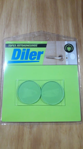 Diler Transparent Self-Adhesive Round Pads Blister 1