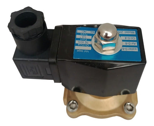 Válvula Solenoide Diafragma Normal Fechada 1/2 Pol Bsp 220v 1