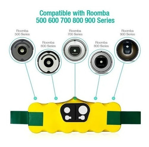 Bateria Para Roomba Series R3 500 600 700 800 900 1