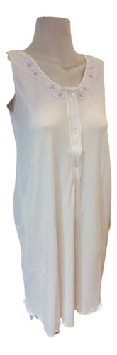 Summer Cotton Sleeveless Nightgown Marcela Ferz 827127 3