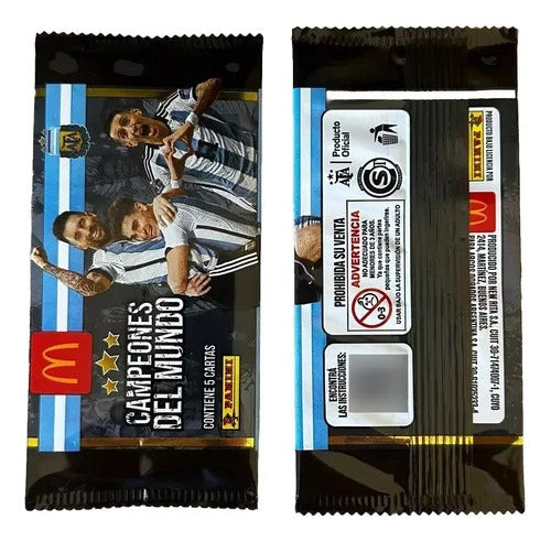 Lote X3 Sobres Cartas Campeones Del Mundo Mcdonalds Panini 1