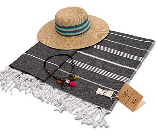 Smyrna Turkish Cotton Original Classic Series Beach Towel 1