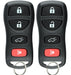 KeylessOption Keyless Entry Remote Car Key Fob Clicker Replacement for Nissan Infiniti SUV - Pack of 2 0