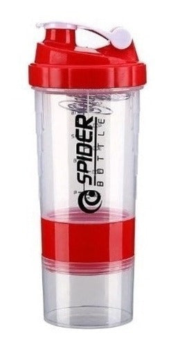 Opaa! Botella Mezcladora Spider Vaso Shaker Proteína 3 En 1 0