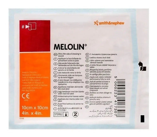 Melolin 10cmx10cm Smith&nephew - 10 Unidades 1