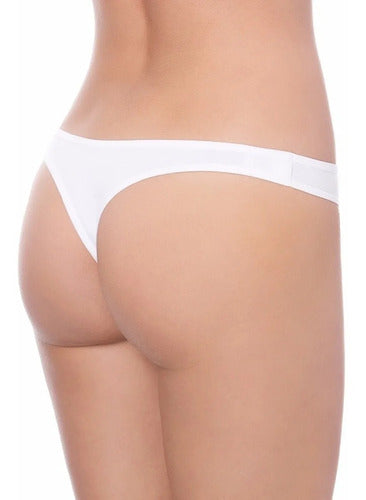 Pack of 2 Sol Y Oro Cotton and Lycra Basic Smooth Colaless Panties 7497 1