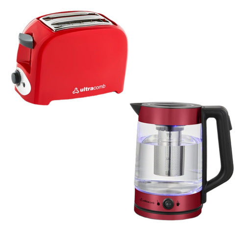 Ultracomb Automatic Toaster Combo + Ultracomb Electric Kettle 0