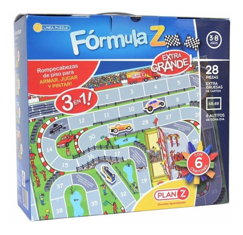 PlanZ Puzzle Gigante Infantil Formula Z - Sharif Express 0