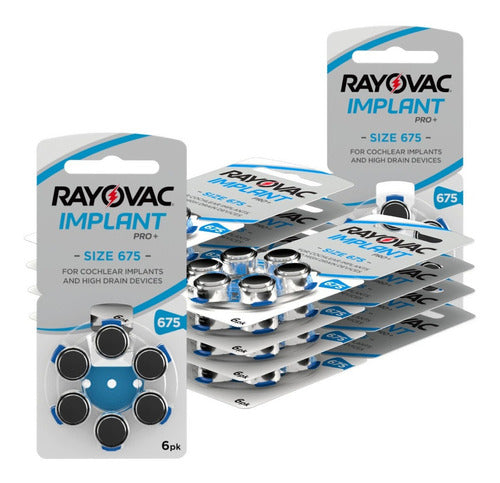 Pilas Audífono Rayovac Implant Pro Implante Coclear Pack 10u 0