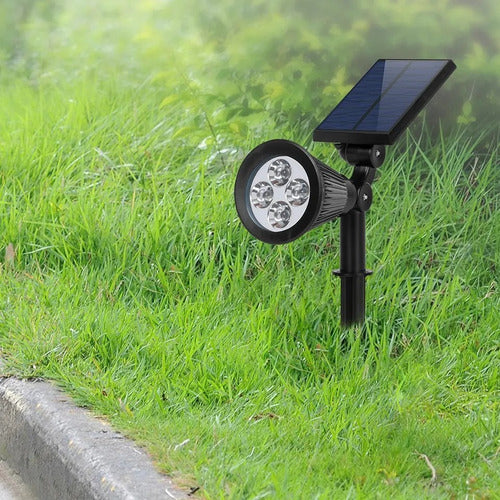 Solar LED Stake Lamp Rechargeable Garden Warm Light 2