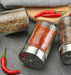 Set of 2 Glass Salt and Pepper Shakers with Stainless Steel Lid - Bar Style by Pettish Online 3