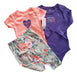 Carter's Baby Girl Long Sleeve and Short Sleeve Bodysuit and Pant Set 6m 0