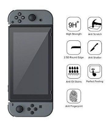 Tempered Glass for Nintendo Switch + Installation Kit 1