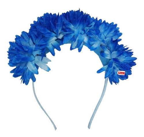 LW Chrysanthemum Flower Headband Costume - Ciudad Cotillón 7