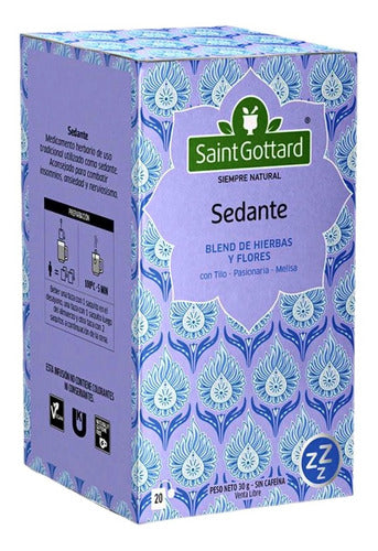 Saint Gottard Sedative Herbal Tea - 20 Sachets 0