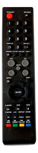 Generic Remote Control for LED TV Xenon Ref070 0