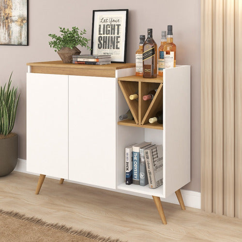 Punto Union Modular Sideboard with Bottle Rack - 105x087x038 - RA14 3