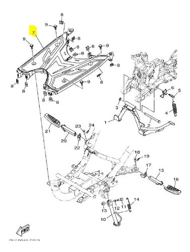 Original Yamaha Ray Z Panella Motos Kickstand Board 1