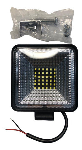 Lux Led Auxiliary High and Low Beam 36 LED 4x4 Motorcycle Car 108W 3