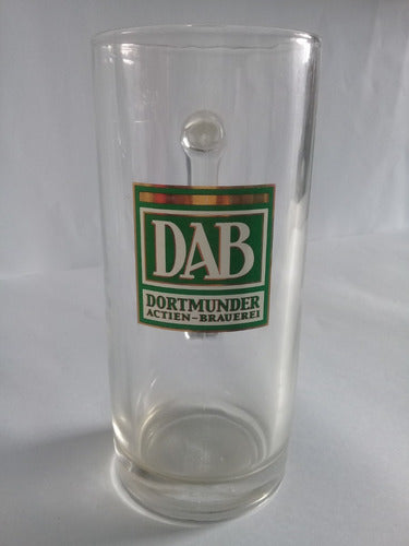 Jarra De Cerveza Dab Capacidad 0,3l. De Vidrio Imperdible.// 0