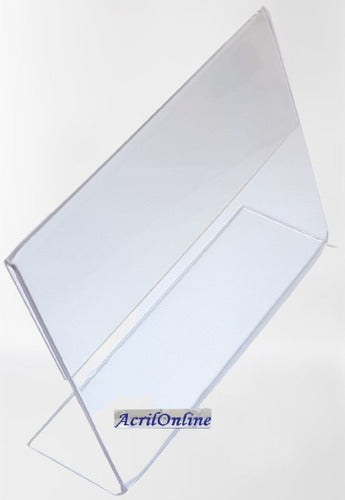 Set of 10 Acrylic Brochure Holders 15x20 Fact Acrilonline 3