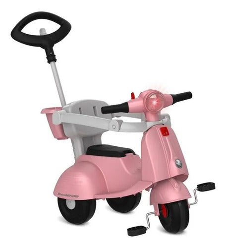 Triciclo De Passeio Banderetta Rosa Com Pedal Bandeirante 0