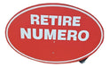 TURNO Retire Su Numero Sign 3