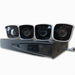 Kit Seguridad Full Hd Dvr + 4 Camaras Hd 2.0 Mp + Disco 3