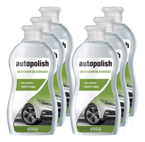 Autopolish Revividor Silicona Auto Exterior Autopolish 450 Ml Pack X 6 0