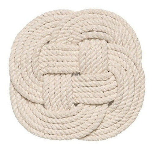 Ahora Designs Crocheted Nautical Rope Coaster Set of Four 1