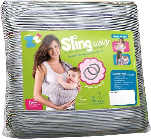 Canguro Carrier Sling Carga Porta Bebe Niño Tela Elástica 0