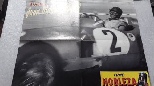 El Gráfico Juan Manuel Fangio Super Gigante Excellent Condition 0