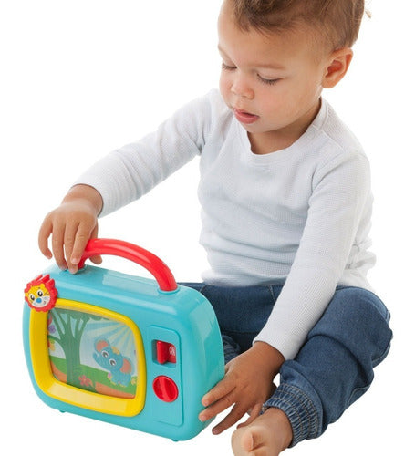 Juguete Didáctico Playgro Sights And Sounds Music Box Tv 1