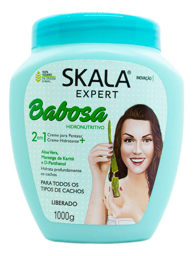 Skala Kit Babosa Aloe Vera Máscara + Shampoo Enjuague 3c 2