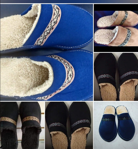 4 Pairs of Men's Sheepskin Slippers - Wholesale Supplier 2