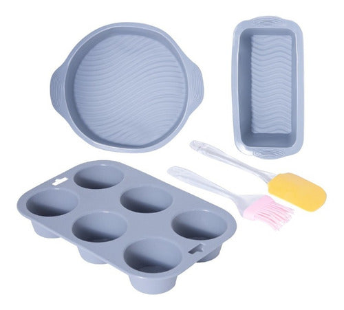 Cookstyle Silicone Baking Set - Muffin and Cake Molds 0