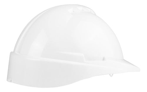 Libus Milenium White Safety Helmet with Plastic Harness 1